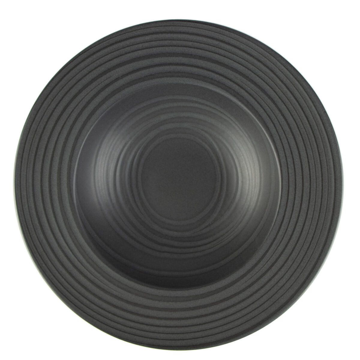 Pasta Plate Coupe - Xisto Black