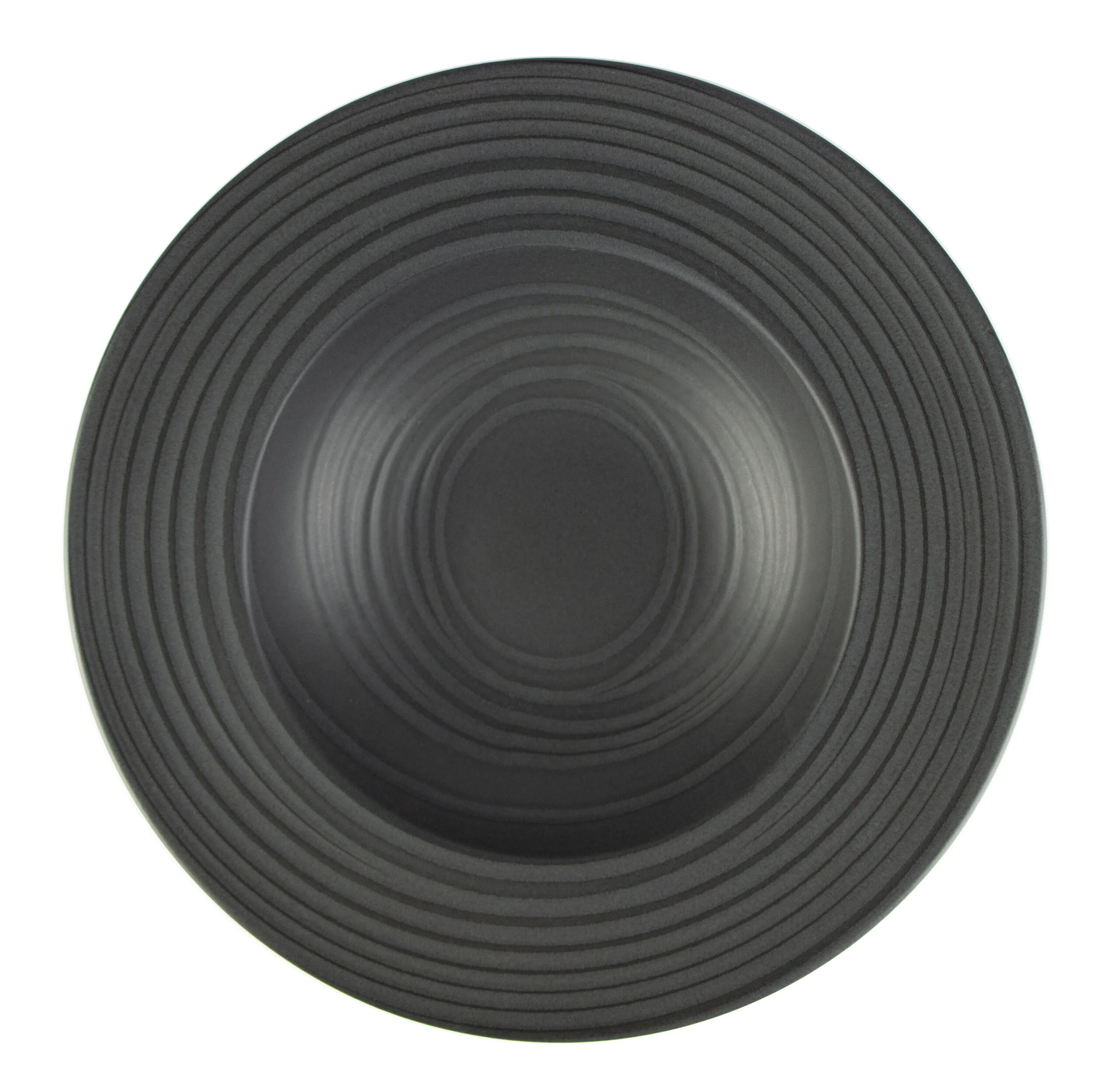 Pasta Plate Coupe - Xisto Black