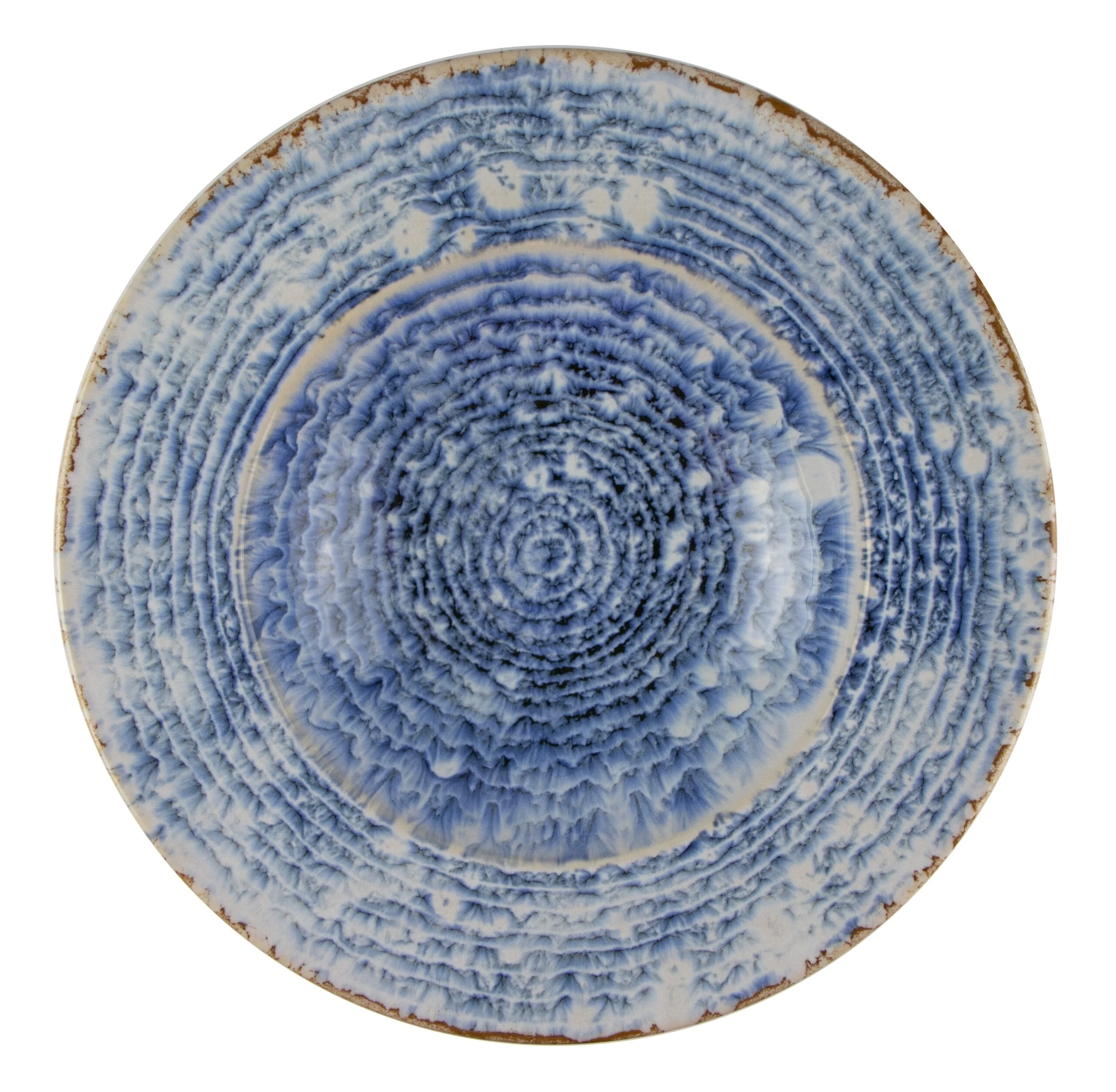 Coupe Pasta Plate Blue Frost