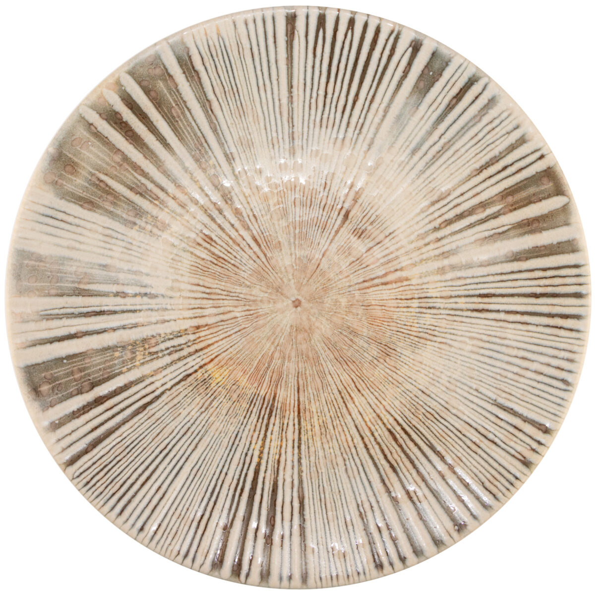 Clássico Dinner Plate 27 - Fan Chalk